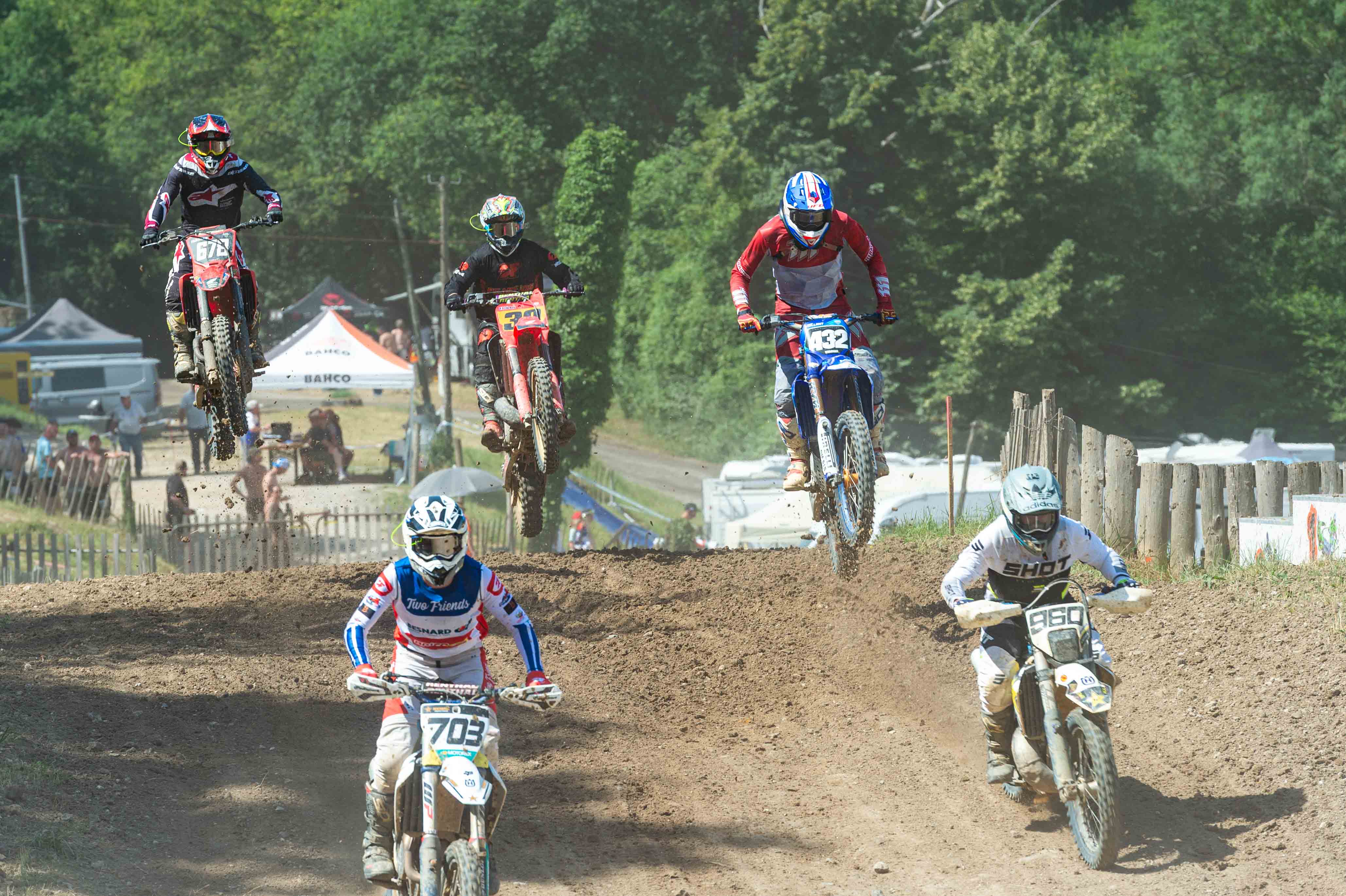 Championnat de France de motocross, side car et quad à Daugé